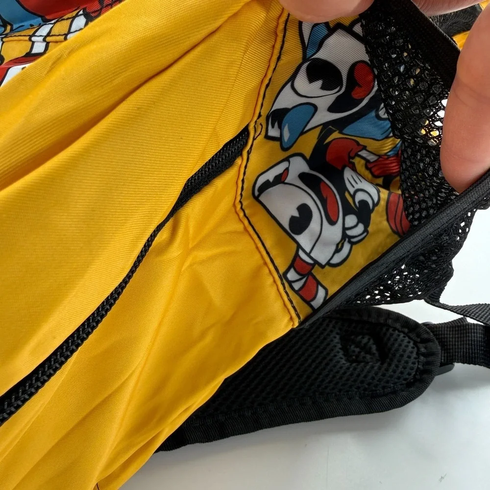 Cuphead And MugMan Loungefly‎ Dont Deal with the Devil Backpack Yellow Full Size